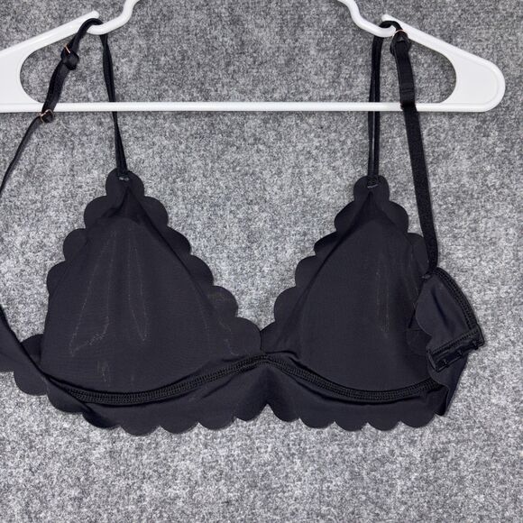 Anthroplogie Scallop Bralette size M Black - Picture 5 of 6